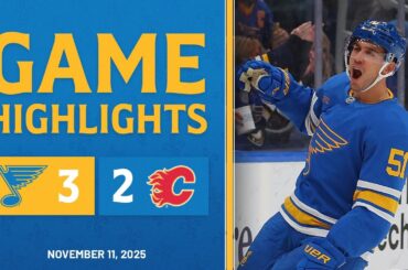 Game Highlights: Blues 3, Flames 2