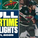San Jose Sharks at Minnesota Wild | FULL Overtime Highlights - November 11, 2025