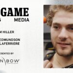MEDIA: Joel Edmundson, Alex Laferriere, and Jim Hiller | 11.11.25 LA Kings Morning Skate at Montréal