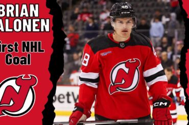 Brian Halonen #48 (New Jersey Devils) first NHL goal Nov 1, 2025