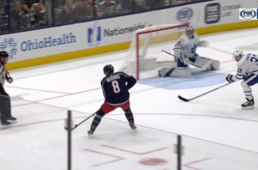 Zach Werenski Great Shift vs. Leafs (Oct. 4, 2019)