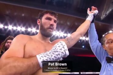 PAT BROWN vs FELIX VALERA - [Full Fight]