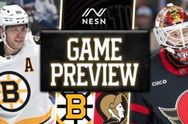 Boston Bruins vs. Ottawa Senators | Game Preview | 11/13/2025