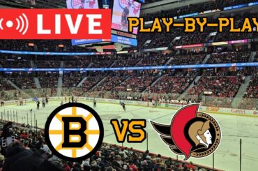 LIVE: Boston Bruins VS Ottawa Senators Commentary/Scoreboard!! #nhlbruins