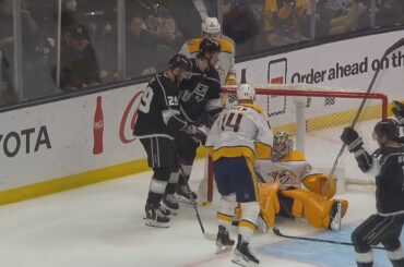 Adrian Kempe Goaltender Interference Penalty Against Juuse Saros