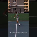 Roger Federer practicing against a wall. The most beautiful thing you'll see today. #tennis