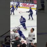 Nov. 13, 2025 - Kings vs. #leafs - Pregame Warmup - Quinton Byfield gets a shower from his goalie 😅