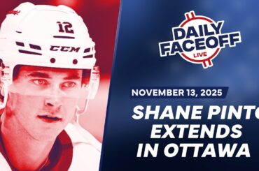 Shane Pinto Extends 4 Years With The Ottawa Senators | Daily Faceoff LIVE