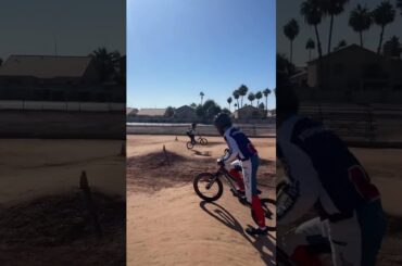 Sean Day nailing this manual during warmup #bmx #bmxracing #bmxlife #bmxshorts #shorts