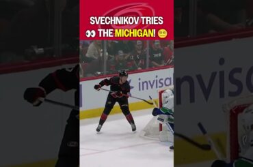 Svechnikov tries to Mich-AGAIN! 👀