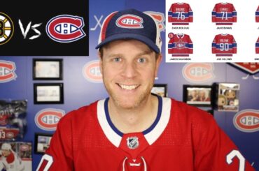 Davidson NHL Debut on 2nd PP, Lineup Shakeup for Habs vs Bruins