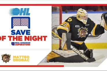 OHL Save Of The Night | Matteo Drobac | January 11, 2022