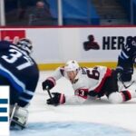 Gotta See It: Dadonov Scores Through Hellebuyck's Five-Hole While Falling