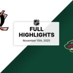 NHL Highlights | Ducks vs. Wild | November 15, 2025