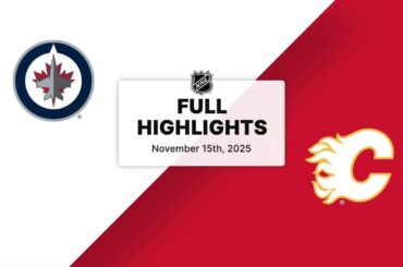 NHL Highlights | Jets vs. Flames | November 15, 2025