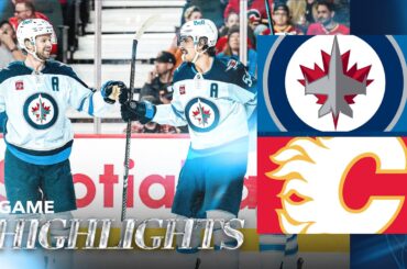 Calgary Flames vs. Winnipeg Jets - Game Highlights