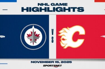 NHL Highlights | Jets vs. Flames - November 15, 2025