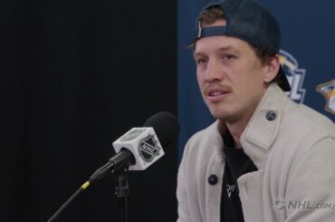 PRESSKONFERENS: Rickard Rakell pratar skadan som stoppade honom från NHL Global Series 🇸🇪