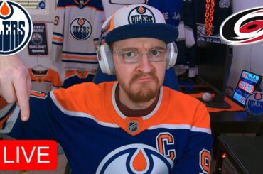 EDMONTON OILERS VS CAROLINA HURRICANES LIVE | FAN REACTION & COMMENTARY