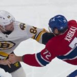 Canadiens' Arber Xhekaj And Bruins' Tanner Jeannot Square Off After Exchange Of Huge Hits