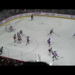 Hartford Wolf Pack's Dylan Garand makes a great save vs. Laval Rocket's Jared Davidson 11/7/25