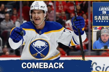 Buffalo Sabres roar back from three down to beat Detroit in overtime