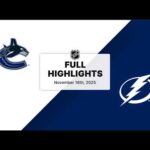 NHL Highlights | Canucks vs. Lightning | November 16, 2025