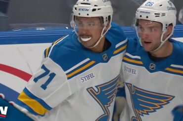 Blues' Mathieu Joseph Turns On The Jets To Score Short-Handed Goal On Breakaway