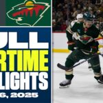 Vegas Golden Knights at Minnesota Wild | FULL Overtime Highlights - November 16, 2025