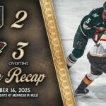 HIGHLIGHTS | Minnesota Wild 3, Vegas Golden Knights 2, OT | Nov. 16, 2025
