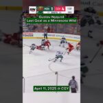 Gustav Nyquist (signed with Winnipeg) - Last Goal as a Minnesota Wild #hockey #nhl #winning #sports