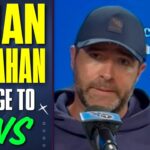 Titans HC Brian Callahan responds to Michael Pittman Jr. comment, talks Cam Ward improvement