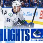 Game in 10 | Canucks at Lightning Highlights (Nov 16, 2025)