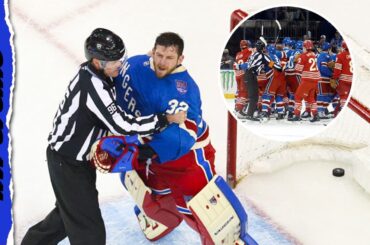 What ignited BIG BRAWL between Rangers, Red Wings?
