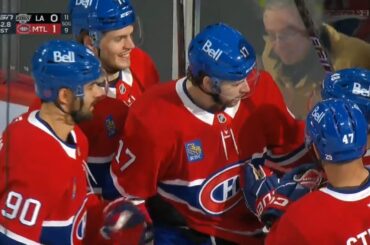 Josh Anderson va chercher le coin du filet avec son tir