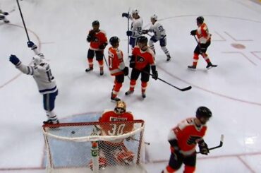 Brown, Gauthier score 28 seconds apart to give Leafs 2-0 lead on Flyers