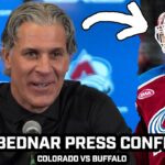 Jared Bednar HONEST About Blackwood, PRAISES Brindley & More After Avs WIN vs Sabers