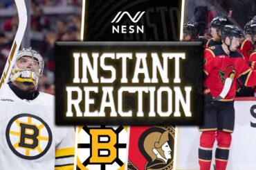 INSTANT REACTION: Bruins Fall 7-2 in Loss to Senators