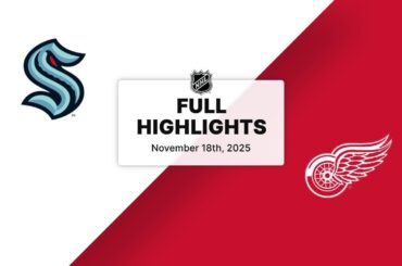NHL Highlights | Kraken vs. Red Wings | November 18, 2025