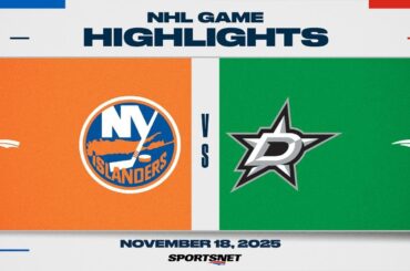 NHL Highlights | Islanders vs. Stars - November 18, 2025