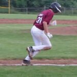 Caleb Jones Scores from 3rd on Base Hit - Opening Day 14 Year Old Babe Ruth Season 5-19-2013