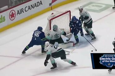 Pettersson and Kuzmenko Combine for 'Electric' Ice Breaker