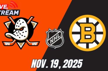 NHL LIVE: Anaheim Ducks vs Boston Bruins – Full Game Live Regular Season | November 19, 2025