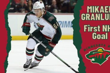 Mikael Granlund #64 (Minnesota Wild) first NHL goal Jan 19, 2013 (Classic NHL)