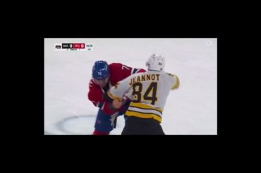 NOW TANNER JEANNOT MAKES QUICK WORK OF ARBER XHEKAJ 👊👊 #nhl
