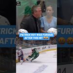 Patrick Roy was GIVING IT to Mikko Rantanen after this dangerous hit 😳