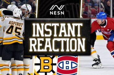 INSTANT REACTION: Bruins Outlast Canadiens in 3-2 Win
