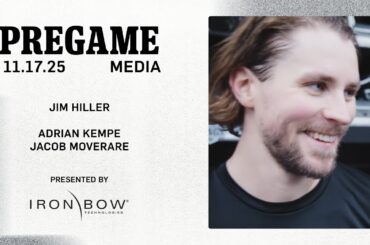 MEDIA: Adrian Kempe, Jacob Moverare, and Jim Hiller | Pregame in Washington