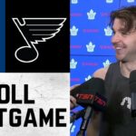 Joseph Woll | Post Game vs. St. Louis Blues | November 18, 2025