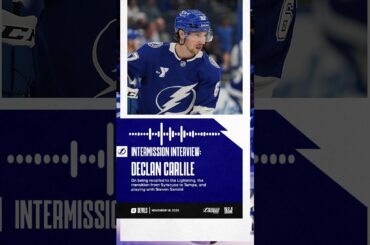 Carlile on his Callup from Syracuse 1st INT | Devils vs. Lightning | Nov. 18, 2025